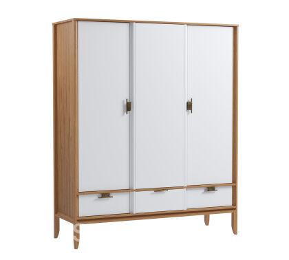 Шкаф трехдверный Бридж с глухими дверями